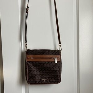 Michael Kors Brown Signature Crossbody Bag